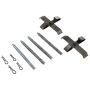 CENTRIC PARTS 105.09610 Posi Quiet Ceramic Brake Pads with Shims and Hardware