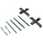 CENTRIC PARTS 105.09610 Posi Quiet Ceramic Brake Pads with Shims and Hardware
