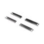 CENTRIC PARTS 105.09640 Posi Quiet Ceramic Brake Pads with Shims and Hardware