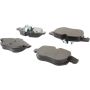CENTRIC PARTS 105.09720 Posi Quiet Ceramic Brake Pads with Shims and Hardware