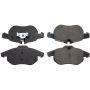 CENTRIC PARTS 105.09722 Posi Quiet Ceramic Brake Pads with Shims and Hardware