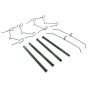 CENTRIC PARTS 105.09761 Posi Quiet Ceramic Brake Pads with Shims and Hardware