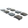 CENTRIC PARTS 105.09830 Posi Quiet Ceramic Brake Pads with Shims and Hardware