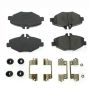 CENTRIC PARTS 105.09870 Posi Quiet Ceramic Brake Pads with Shims and Hardware
