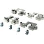 CENTRIC PARTS 105.09960 Posi Quiet Ceramic Brake Pads with Shims and Hardware
