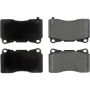 CENTRIC PARTS 105.10010 Posi Quiet Ceramic Brake Pads with Shims