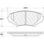 CENTRIC PARTS 105.10090 Posi Quiet Ceramic Brake Pads with Shims and Hardware