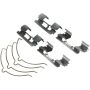 CENTRIC PARTS 105.10110 Posi Quiet Ceramic Brake Pads with Shims and Hardware