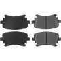 CENTRIC PARTS 105.10180 Posi Quiet Ceramic Brake Pads with Shims and Hardware