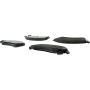 CENTRIC PARTS 105.10190 Posi Quiet Ceramic Brake Pads with Shims and Hardware