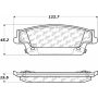 CENTRIC PARTS 105.10200 Posi Quiet Ceramic Brake Pads with Shims and Hardware