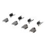 CENTRIC PARTS 105.10210 Posi Quiet Ceramic Brake Pads with Shims and Hardware