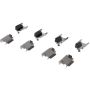CENTRIC PARTS 105.10210 Posi Quiet Ceramic Brake Pads with Shims and Hardware