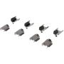 CENTRIC PARTS 105.10220 Posi Quiet Ceramic Brake Pads with Shims and Hardware