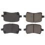 CENTRIC PARTS 105.10280 Posi Quiet Ceramic Brake Pads with Shims and Hardware