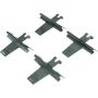 CENTRIC PARTS 105.10300 Posi Quiet Ceramic Brake Pads with Shims and Hardware