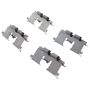 CENTRIC PARTS 105.10360 Posi Quiet Ceramic Brake Pads with Shims and Hardware