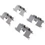 CENTRIC PARTS 105.10360 Posi Quiet Ceramic Brake Pads with Shims and Hardware