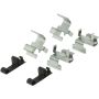 CENTRIC PARTS 105.10370 Posi Quiet Ceramic Brake Pads with Shims and Hardware
