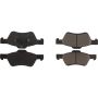 CENTRIC PARTS 105.10471 Posi Quiet Ceramic Brake Pads with Shims and Hardware