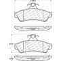 CENTRIC PARTS 105.10480 Posi Quiet Ceramic Brake Pads with Shims