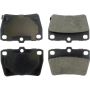 CENTRIC PARTS 105.10510 Posi Quiet Ceramic Brake Pads with Shims and Hardware