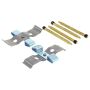 CENTRIC PARTS 105.10530 Posi Quiet Ceramic Brake Pads with Shims and Hardware