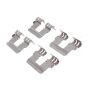 CENTRIC PARTS 105.10570 Posi Quiet Ceramic Brake Pads with Shims and Hardware