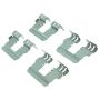 CENTRIC PARTS 105.10570 Posi Quiet Ceramic Brake Pads with Shims and Hardware
