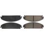 CENTRIC PARTS 105.10580 Posi Quiet Ceramic Brake Pads with Shims and Hardware