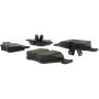 CENTRIC PARTS 105.10611 Posi Quiet Ceramic Brake Pads with Shims and Hardware