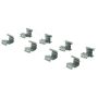 CENTRIC PARTS 105.10710 Posi Quiet Ceramic Brake Pads with Shims and Hardware