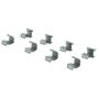 CENTRIC PARTS 105.10710 Posi Quiet Ceramic Brake Pads with Shims and Hardware