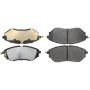 CENTRIC PARTS 105.10781 Posi Quiet Ceramic Brake Pads with Shims and Hardware