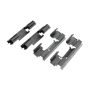 CENTRIC PARTS 105.10800 Posi Quiet Ceramic Brake Pads with Shims and Hardware
