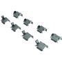 CENTRIC PARTS 105.10810 Posi Quiet Ceramic Brake Pads with Shims and Hardware