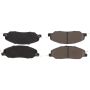 CENTRIC PARTS 105.10810 Posi Quiet Ceramic Brake Pads with Shims and Hardware