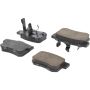 CENTRIC PARTS 105.10860 Posi Quiet Ceramic Brake Pads with Shims and Hardware