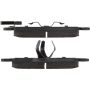 CENTRIC PARTS 105.10870 Posi Quiet Ceramic Brake Pads with Shims and Hardware