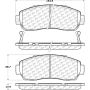 CENTRIC PARTS 105.10890 Posi Quiet Ceramic Brake Pads with Shims and Hardware