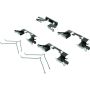 CENTRIC PARTS 105.10940 Posi Quiet Ceramic Brake Pads with Shims and Hardware
