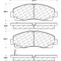 CENTRIC PARTS 105.11020 Posi Quiet Ceramic Brake Pads with Shims and Hardware