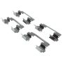 CENTRIC PARTS 105.11020 Posi Quiet Ceramic Brake Pads with Shims and Hardware