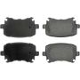 CENTRIC PARTS 105.11080 Posi Quiet Ceramic Brake Pads with Shims and Hardware