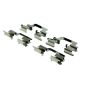 CENTRIC PARTS 105.11081 Posi Quiet Ceramic Brake Pads with Shims and Hardware