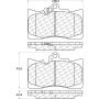 CENTRIC PARTS 105.11180 Posi Quiet Ceramic Brake Pads with Shims and Hardware