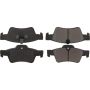 CENTRIC PARTS 105.11220 Posi Quiet Ceramic Brake Pads with Shims and Hardware