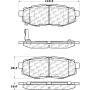 CENTRIC PARTS 105.11240 Posi Quiet Ceramic Brake Pads with Shims and Hardware