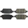 CENTRIC PARTS 105.11610 Posi Quiet Ceramic Brake Pads with Shims and Hardware