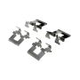 CENTRIC PARTS 105.11720 Posi Quiet Ceramic Brake Pads with Shims and Hardware
